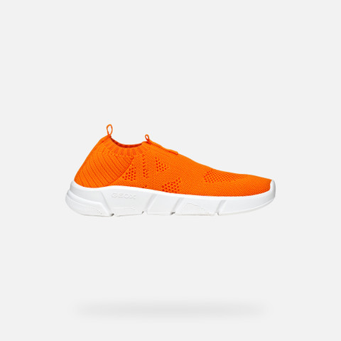 Laceless sneakers ARIL JUNIOR Orange - image number 1 | GEOX
