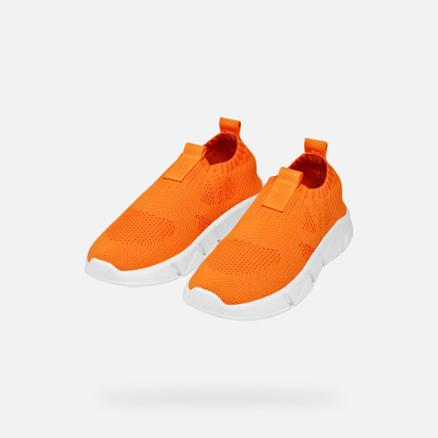 Laceless sneakers ARIL JUNIOR Orange - image number 7 | GEOX