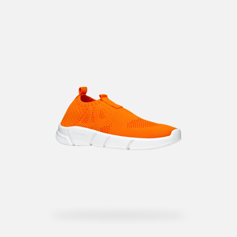 Laceless sneakers ARIL JUNIOR Orange - image number 2 | GEOX