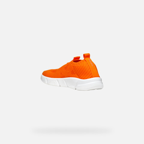 Laceless sneakers ARIL JUNIOR Orange - image number 3 | GEOX