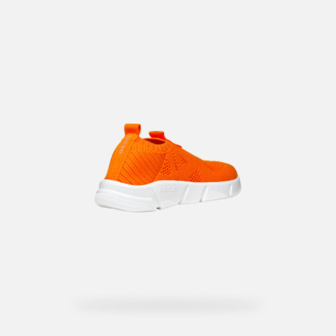 Laceless sneakers ARIL JUNIOR Orange - image number 4 | GEOX