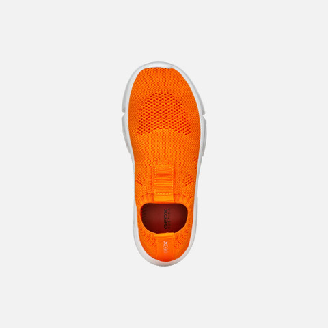 Laceless sneakers ARIL JUNIOR Orange - image number 5 | GEOX