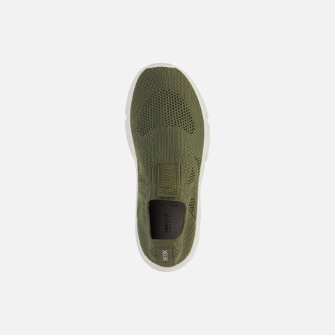Laceless Sneakers ARIL JUNIOR Military - image number 5 | GEOX