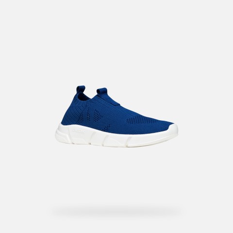 Laceless sneakers ARIL JUNIOR Dark Avio - image number 2 | GEOX