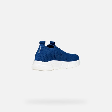 Laceless sneakers ARIL JUNIOR Dark Avio - image number 4 | GEOX