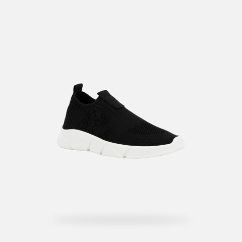 Laceless sneakers ARIL JUNIOR Black - image number 2 | GEOX