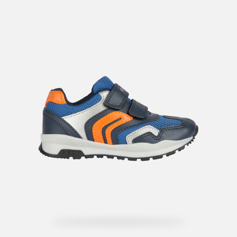 Low Top Sneakers PAVEL BOY Navy/Orange - image number 1 | GEOX