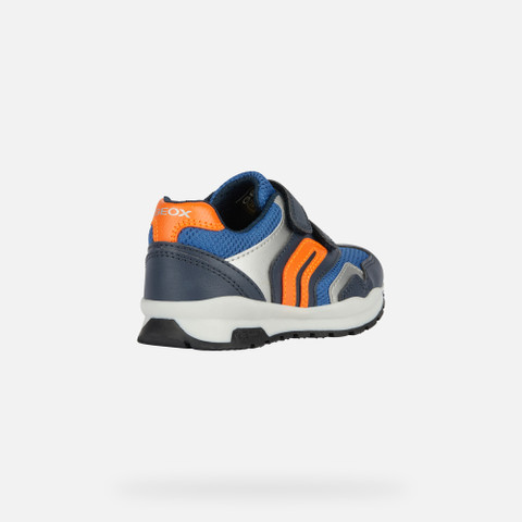 Low Top Sneakers PAVEL BOY Navy/Orange - image number 4 | GEOX