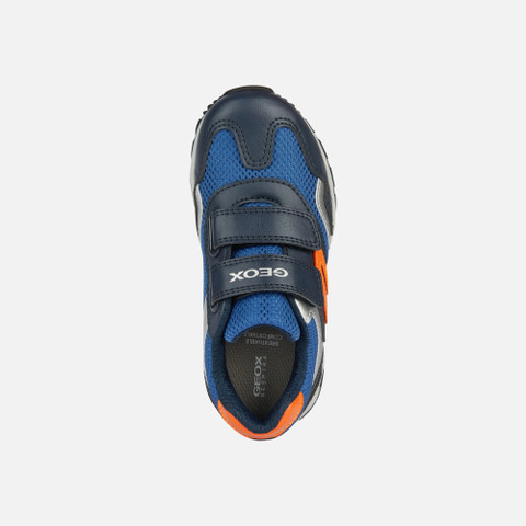 Low Top Sneakers PAVEL BOY Navy/Orange - image number 5 | GEOX