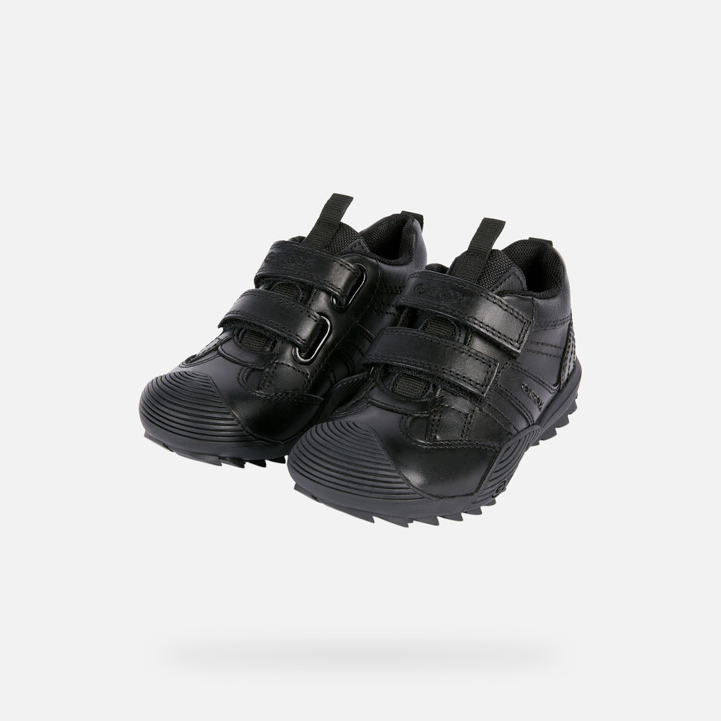 leather shoes SAVAGE BOY Black - image number 7 | GEOX