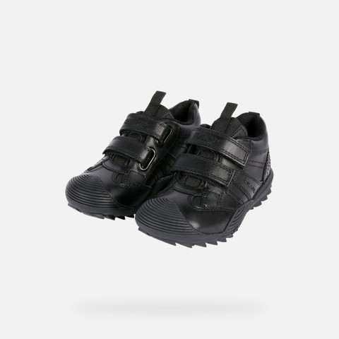 leather shoes SAVAGE BOY Black - image number 7 | GEOX