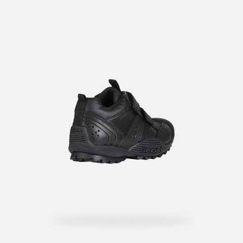 leather shoes SAVAGE BOY Black - image number 4 | GEOX