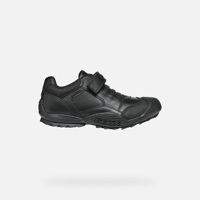 School shoes SAVAGE BOY Black | GEOX