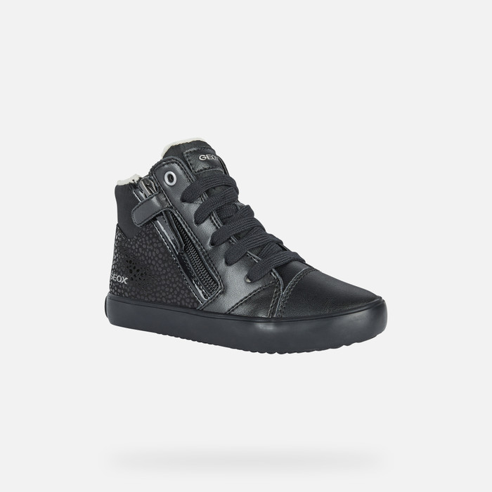 Geox® : Black High Sneakers | FW22 Geox®