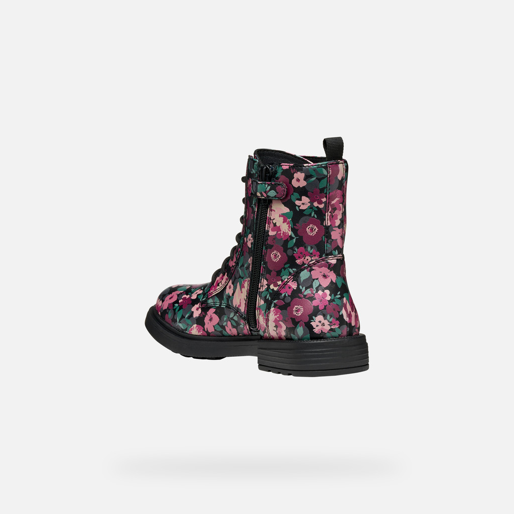 Combat boots ECLAIR GIRL Black/Pink - image number 3 | GEOX
