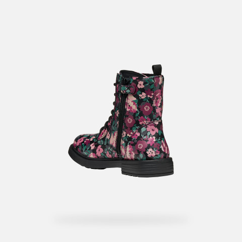Combat boots ECLAIR GIRL Black/Pink - image number 3 | GEOX