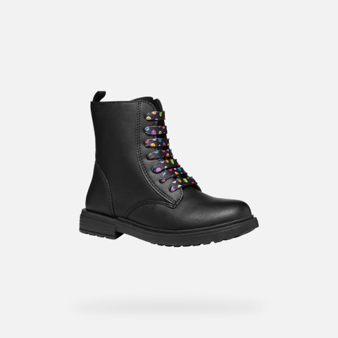 Combat boots ECLAIR GIRL Black/Multicolor - image number 2 | GEOX