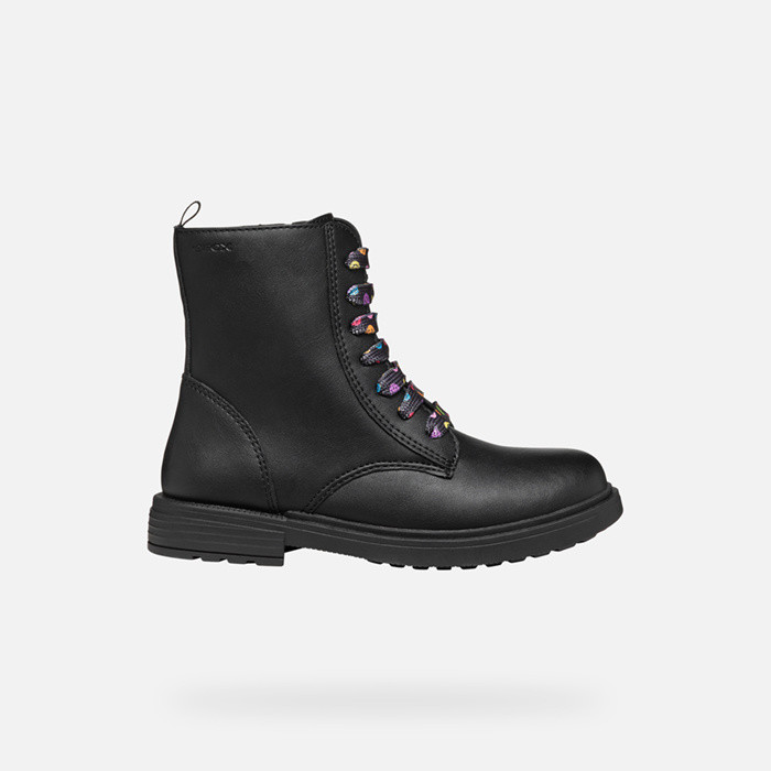Combat boots ECLAIR GIRL Black/Multicolor | GEOX
