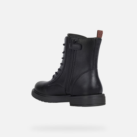 combat boots ECLAIR GIRL Black - image number 3 | GEOX