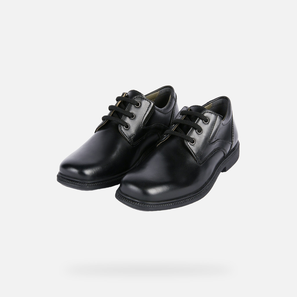 leather shoes FEDERICO BOY Black - image number 8 | GEOX
