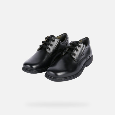 leather shoes FEDERICO BOY Black - image number 8 | GEOX