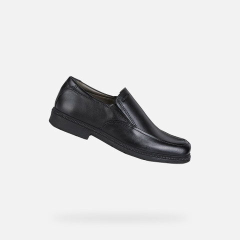 leather loafers FEDERICO BOY Black - image number 0 | GEOX
