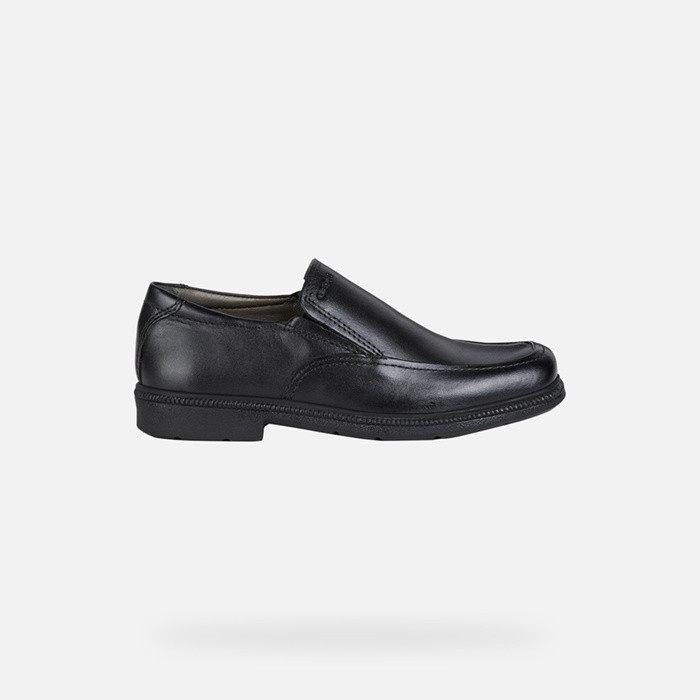 Leather shoes FEDERICO BOY Black | GEOX