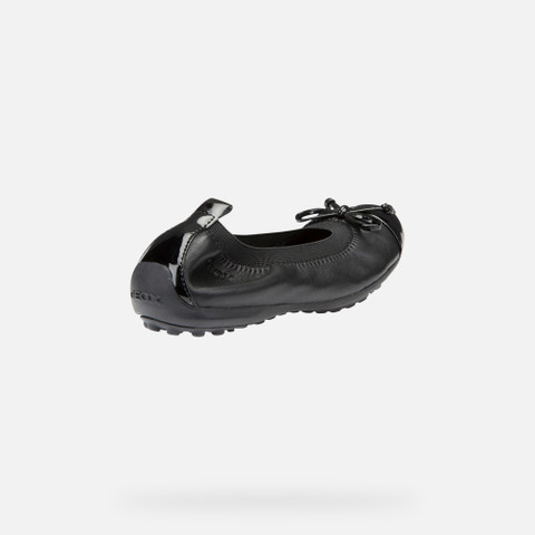 Ballerines en cuir PIUMA FILLE Noir - image number 4 | GEOX