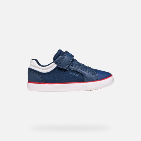 Low top sneakers GISLI BOY Navy/White - image number 1 | GEOX