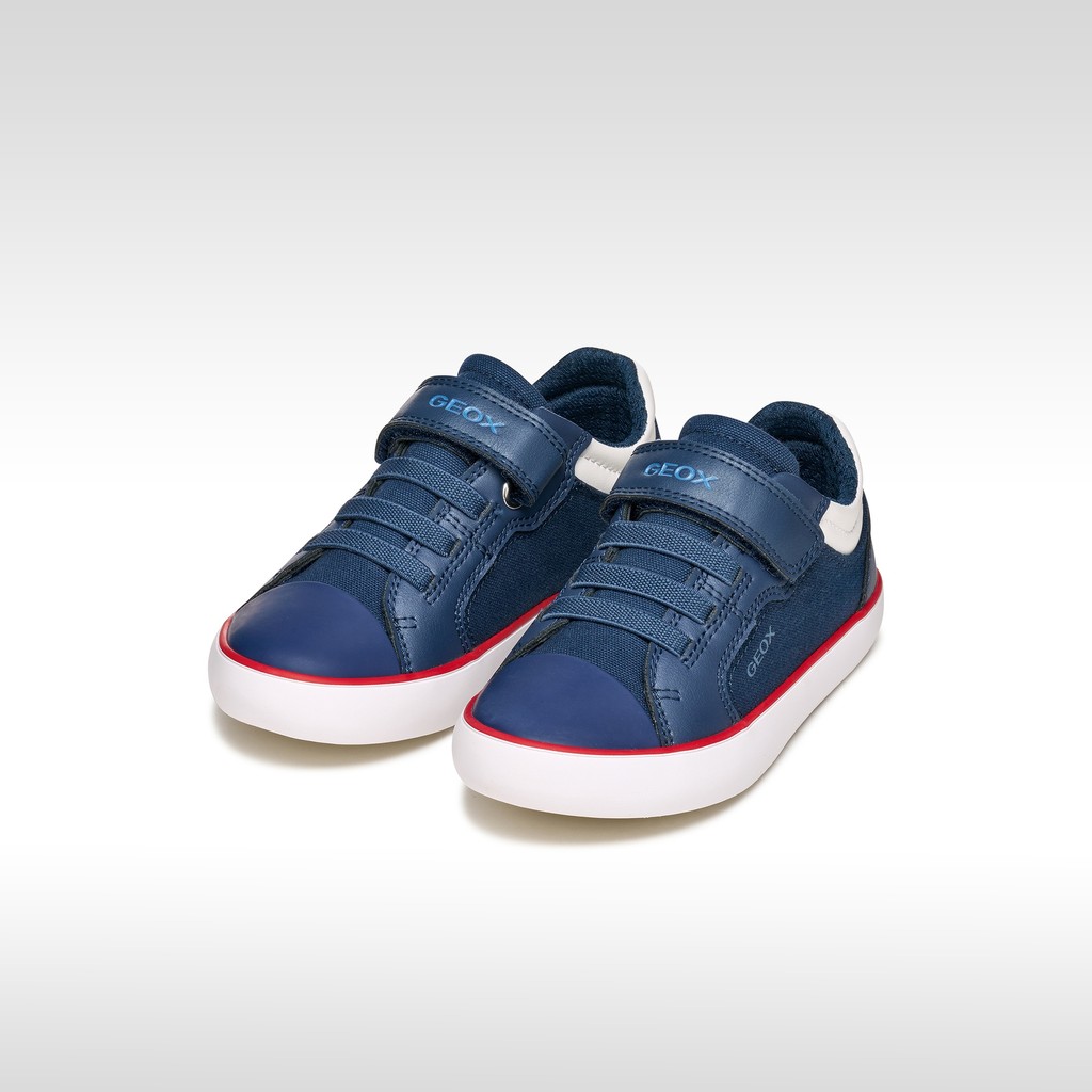 Low top sneakers GISLI BOY Navy/White - image number 1 | GEOX