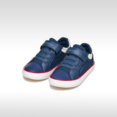 Low top sneakers GISLI BOY Navy/White - image number 1 | GEOX