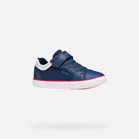 Low top sneakers GISLI BOY Navy/White - image number 2 | GEOX