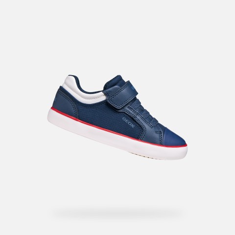 Low top sneakers GISLI BOY Navy/White - image number 0 | GEOX