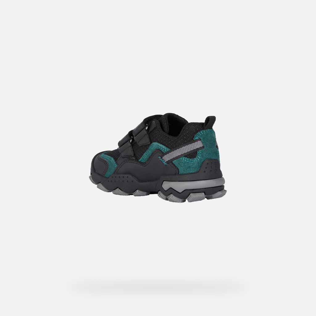 velcro shoes BULLER BOY Black/Dark Green - image number 3 | GEOX
