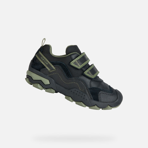 Low Top Sneakers BULLER BOY Black/Military - image number 0 | GEOX