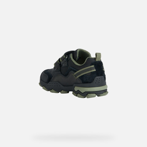 Low Top Sneakers BULLER BOY Black/Military - image number 3 | GEOX
