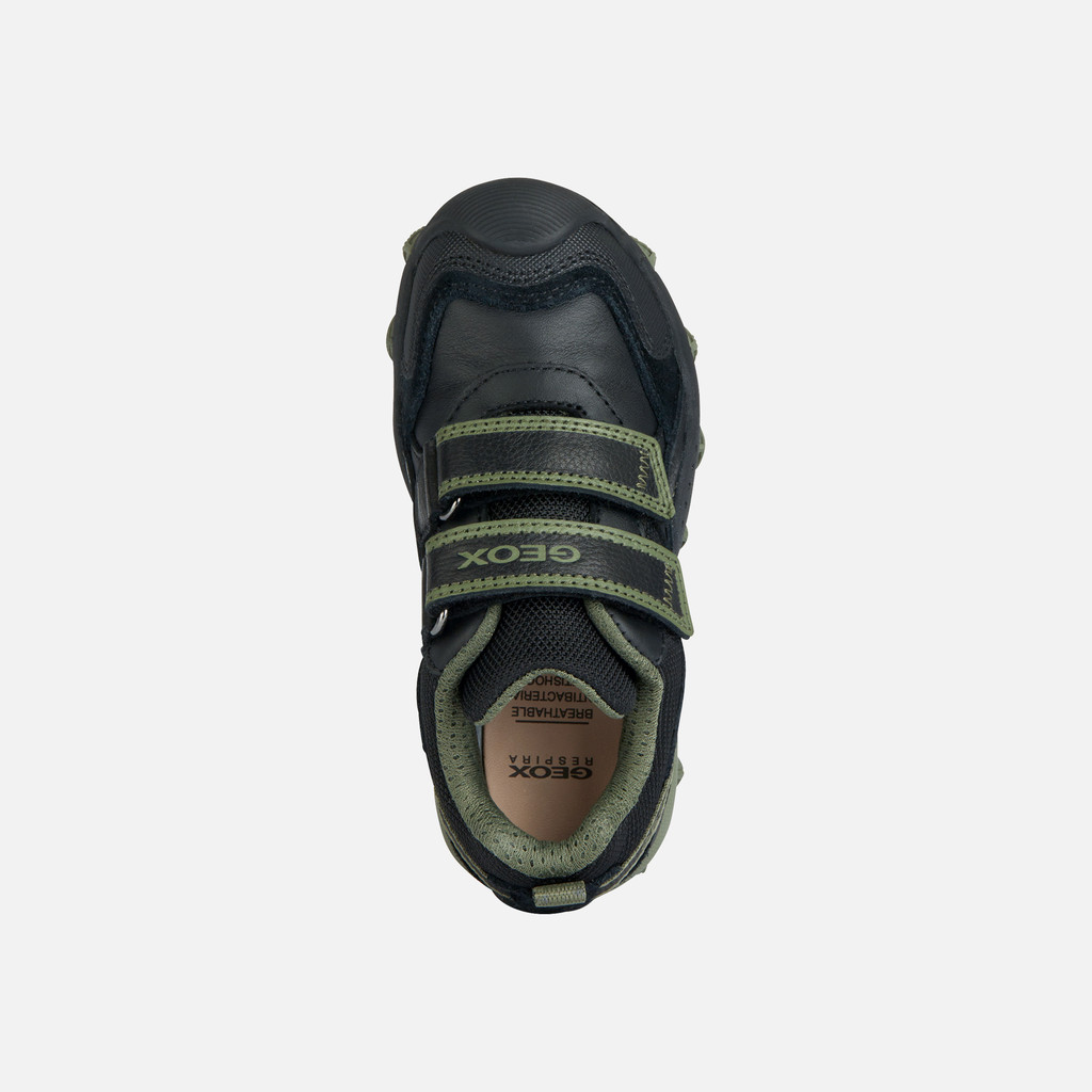 Geox® BULLER BOY: Velcro Shoes Black Junior Boy | Geox® FW