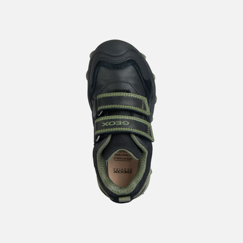 Low Top Sneakers BULLER BOY Black/Military - image number 5 | GEOX