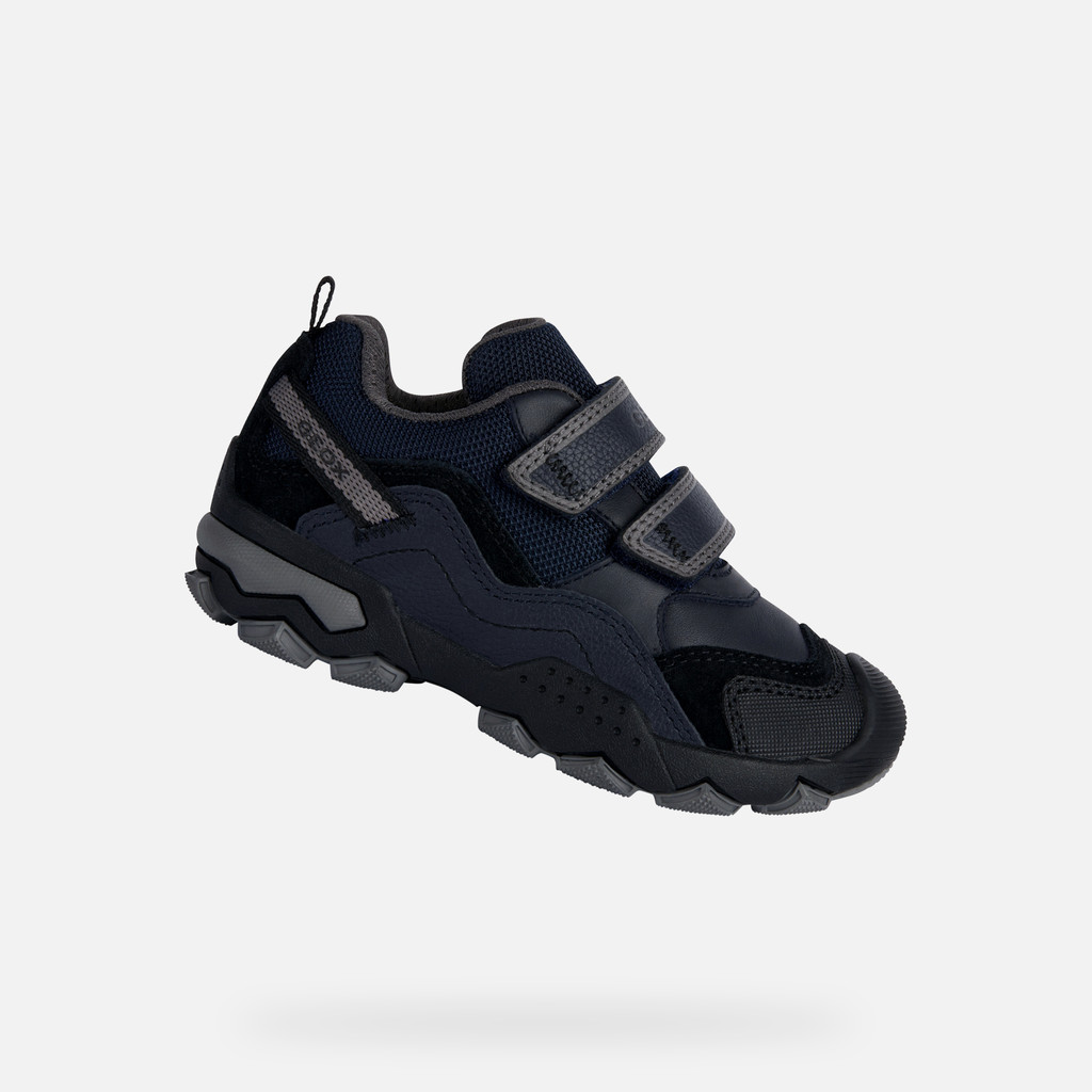 Geox® BULLER BOY: Velcro Shoes navy blue Junior Boy | Geox®