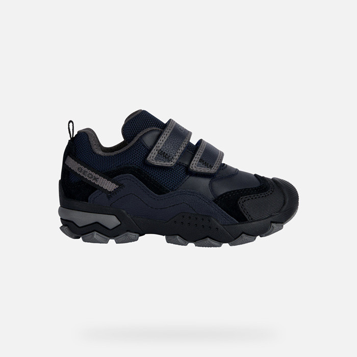 Velcro shoes BULLER BOY Navy/Gray | GEOX