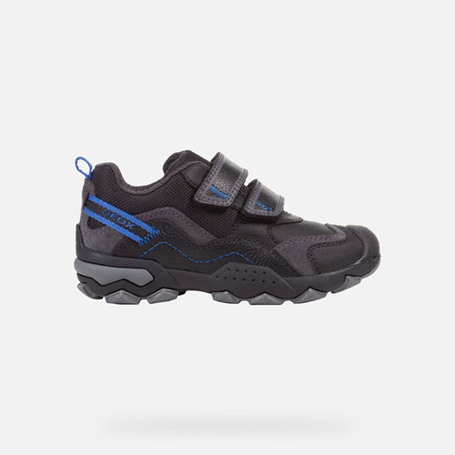 Velcro shoes BULLER BOY Black/Royal | GEOX