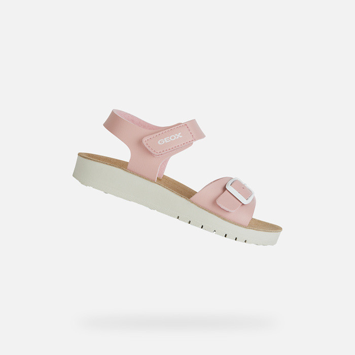 Sandales ouvertes SANDAL COSTAREI FILLE Rose | GEOX