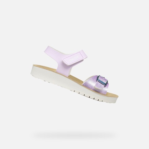 Open sandals SANDAL COSTAREI GIRL Light lilac | GEOX