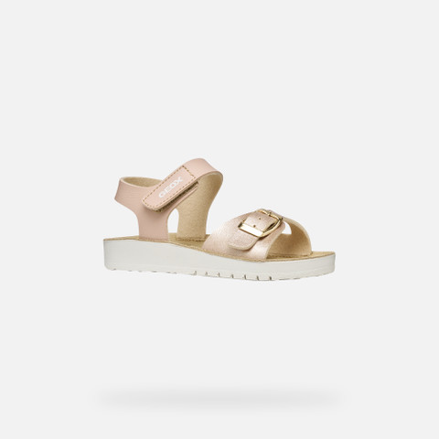 Open sandals SANDAL COSTAREI GIRL Light Rose - image number 2 | GEOX