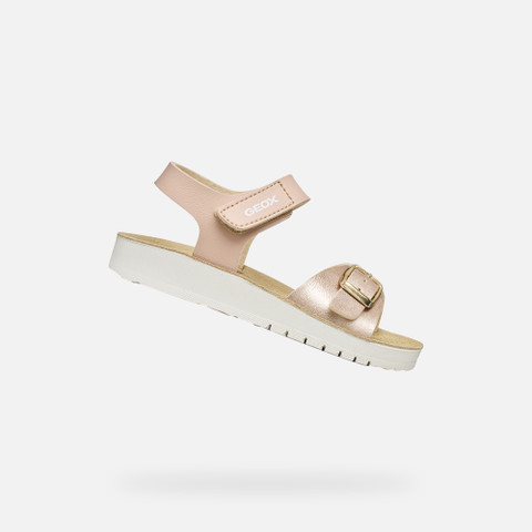Open sandals SANDAL COSTAREI GIRL Light Rose | GEOX