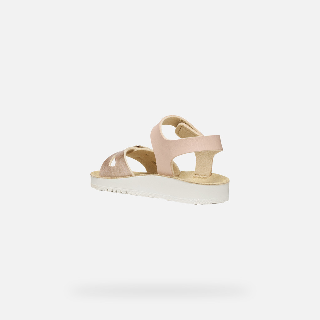 Open sandals SANDAL COSTAREI GIRL Light Rose - image number 3 | GEOX