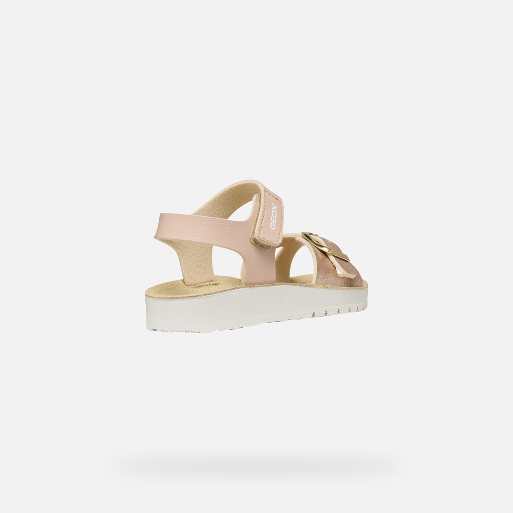 Open sandals SANDAL COSTAREI GIRL Light Rose - image number 4 | GEOX