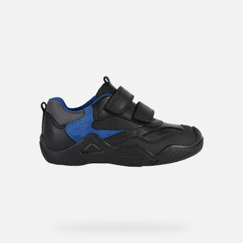 sneakers with straps WADER BOY Black/Royal - image number 3 | GEOX