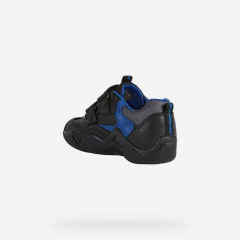 sneakers with straps WADER BOY Black/Royal - image number 5 | GEOX