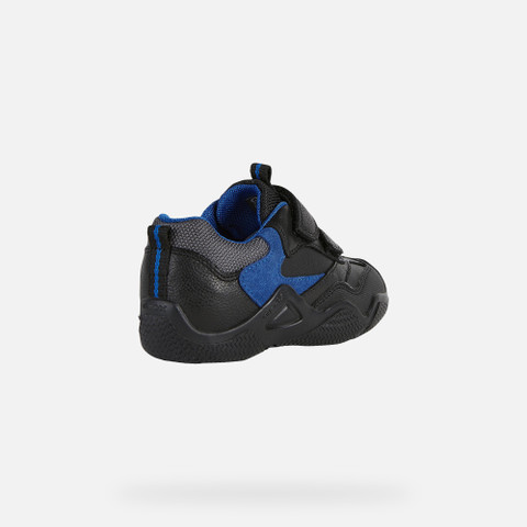 sneakers with straps WADER BOY Black/Royal - image number 6 | GEOX